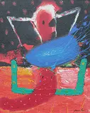Image of Goddess I by Manu Parekh, Acrylic on canvas board, offered May 2012