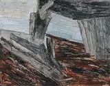 Untitled by Ram Kumar, Acrylic on paper, sold Jun 2012
