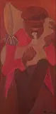 Untitled by Krishen Khanna, Oil on canvas, sold Jun 2012