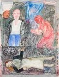 Untitled by Arpita Singh, Mixed media on paper pasted on board, sold Jun 2012