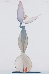 Ghrutachi by Surendran Nair, Watercolour on paper pasted on board, sold Jun 2012