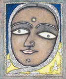 Untitled by Jogen Chowdhury, Ink and mixed media on paper pasted on board, sold Jun 2012