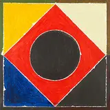 Bindu by S. H. Raza, Acrylic on paper board, sold Jun 2012