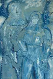 The Philosopher with Courtesan by F. N. Souza, Oil on board, sold Jun 2012