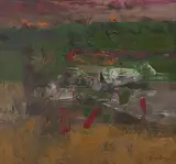 Untitled by K. M. Adimoolam, Oil on canvas, sold Jun 2012