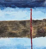 Untitled by Ram Kumar, Acrylic on canvas, sold Apr 2012