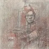 Untitled by Ganesh Pyne, Pencil and pastel on paper, sold Apr 2012