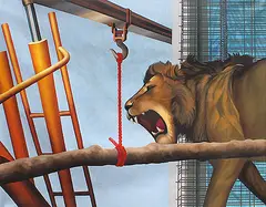 Untitled by Ram Bali Chauhan, Acrylic on canvas, sold Apr 2012
