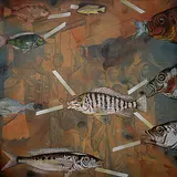 Anarchy by Barun Chowdhury, Acrylic on canvas, sold Apr 2012