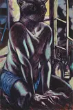 Untitled by Nataraj Sharma, Oil on paper, sold Apr 2012