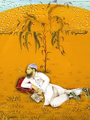 Moderate Enlightenment by Mohammad Imran Qureshi, Gouache on Wasli, sold Nov 2012