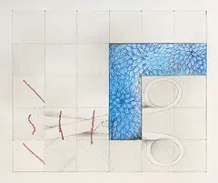 Inside Story by Mohammad Imran Qureshi, Mixed media on Wasli, sold Nov 2012