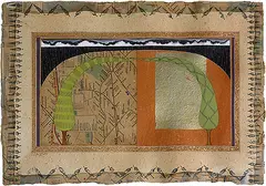 Their Bodies Turned to Gold by Talha Rathore, Gouache, Collage, Block Printing and Gold on Wasli Paper, offered Nov 2012