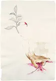 Untitled by Mithu Sen, Mixed media on paper pasted on board, sold Jan 2012