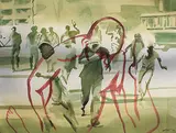 Untitled by Sachin Karne, Watercolour on paper, sold Jan 2012