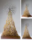 Untitled by Dhananjay Singh, Bronze and stainless steel wire, sold Jan 2012