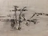 Untitled by Vasudeo S. Gaitonde, Watercolour and ink on paper, sold Mar 2012