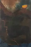 Untitled (Metascape) by Akbar Padamsee, Oil on canvas, sold Mar 2012