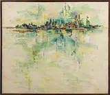 Untitled by Thelma Kramer, oil on canvas, sold Apr 2026