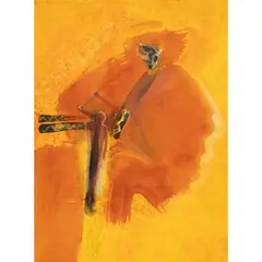Beast Head by Peter Shoemaker, 1981, oil on canvas, sold Apr 2026