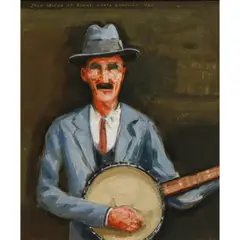 John Rector at Boone by Dean Richardson, oil on canvas, sold May 2026