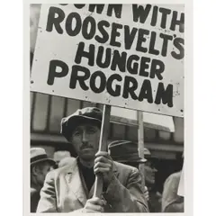 Demonstration Signs by Dorothea Lange, gelatin silver print, sold May 2026