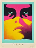 Shadowplay by Shepard Fairey, 2019, Sérigraphie en couleurs, sold Nov 2024