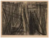 G 25 by Hans Hartung, 1953, Eau-forte et aquatinte en noir sur vélin, sold Nov 2024