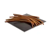 Uneven Collapse: 11 Arcs by Bernar Venet, 2022, Acier roulé sur un socle en acier patiné noir, sold Nov 2024