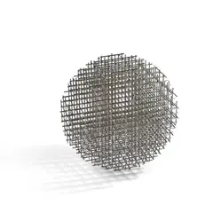 Sphère - Trames by François Morellet, 1962, Stainless steel from an Édition of 100 unumbered, sold Nov 2024