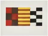 Raval 7 by Sean Scully, 1996, Eau-forte et aquatinte en couleurs, sold Nov 2024