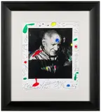 Hommage à Picasso by Joan Miró, 1975, Lithographie en couleurs, sold Nov 2024