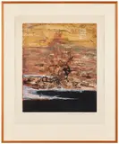 Eau-forte 152 by Zao Wou-ki, 1963, Eau-forte et aquatinte en 5 couleurs, sold Nov 2024