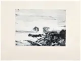 Composition by Zao Wou-ki, 1973, Eau-forte et aquatinte en noir, sold Nov 2024