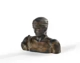Argos by Igor Mitoraj, 1989, Bronze à patine brune, sold Nov 2024