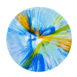 Spin Painting (Kiev, Pinchuk Art Centre) by Damien Hirst, 2009, Acrylique sur papier, sold Dec 2024
