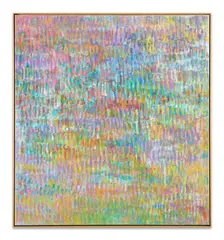 Untitled (Fugue - BX) by Jean-Baptiste Bernadet, 2014, Huile sur toile, sold Dec 2024