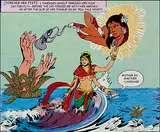 Forever Her Fist by Chitra Ganesh, Digital C print on paper pasted on board, sold Mar 2012