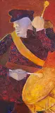 Untitled by Krishen Khanna, Acrylic on canvas, sold Mar 2012
