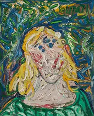 Barbara by F. N. Souza, Oil on board, sold Mar 2012