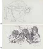 Untitled by Krishen Khanna, a) Pencil on paper, offered Mar 2012