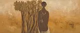 Untitled by B. Prabha, Oil on canvas, sold Mar 2012