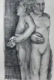 Untitled by Sudhir Patwardhan, Charcoal on paper, sold Feb 2012
