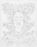 Untitled by Ghulam Rasool Santosh, Pen and ink on paper, offered Feb 2012