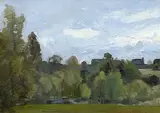 Lisiere du Bois (The Edge of the Wood) by Camille Pissarro, Oil on canvas, offered Feb 2012