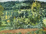 La Colline à Choisel (The Hill at Choisel) by Louis Valtat, Oil on canvas, offered Feb 2012