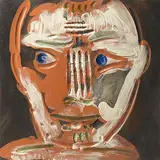 Visage d’homme (Man’s Face) by Pablo Picasso, Partially glazed terracotta tile, offered Feb 2012