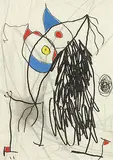 Passage de l’Egyptienne (Path of the Egyptian) by Joan Miró, Etching and aquatint in colour on Rive wove paper, sold Feb 2012