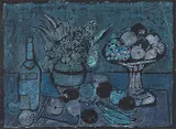 Untitled by Badri Narayan, Pastel on paper, offered Dec 2011