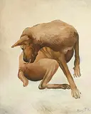 Untitled by Manjit Bawa, Oil on canvas, sold Dec 2011